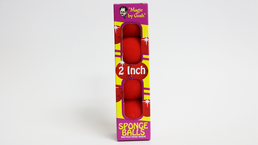 2 inch PRO Sponge Ball (Red) Box of 4 - Magic by Gosh