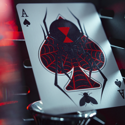 Black Widow Playing Cards