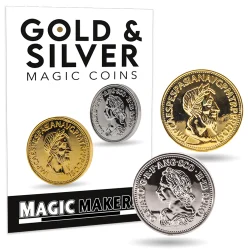 Gold and Silver Coin Magic Illusion - Magic Makers