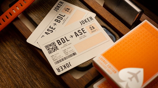 Lounge Edition in Hangar (Orange) - Jetsetter Playing Cards