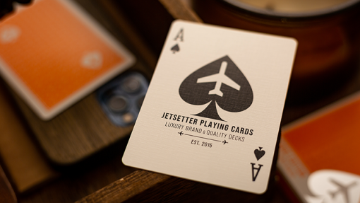 Lounge Edition in Hangar (Orange) - Jetsetter Playing Cards