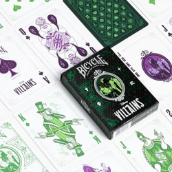 Bicycle Disney Villains (Green) - US Playing Card Co.