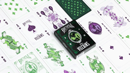 Bicycle Disney Villains (Green) - US Playing Card Co.