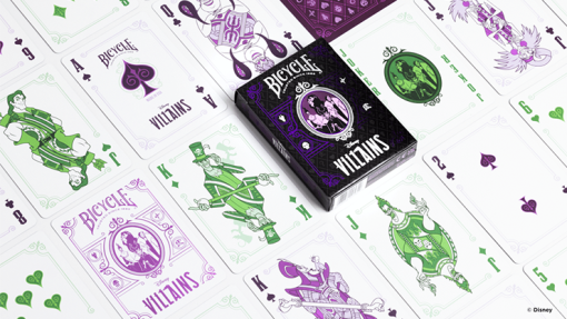 Bicycle Disney Villains (Purple) - US Playing Card Co.