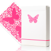 Butterfly Worker Marked Playing Cards (Pink) - Ondrej Psenicka