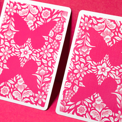 Butterfly Worker Marked Playing Cards (Pink) - Ondrej Psenicka