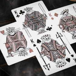 666 V4 (Rose Gold) Playing Cards - Riffle Shuffle