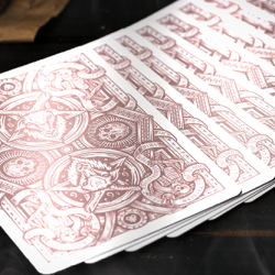 666 V4 (Rose Gold) Playing Cards - Riffle Shuffle