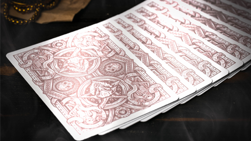 666 V4 (Rose Gold) Playing Cards - Riffle Shuffle