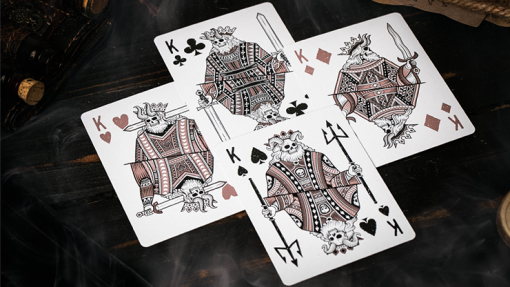 666 V4 (Rose Gold) Playing Cards - Riffle Shuffle