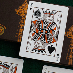 ACE FULTON'S 10 YEAR ANNIVERSARY TOBACCO BROWN PLAYING CARDS