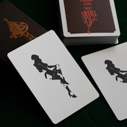 ACE FULTON'S 10 YEAR ANNIVERSARY TOBACCO BROWN PLAYING CARDS