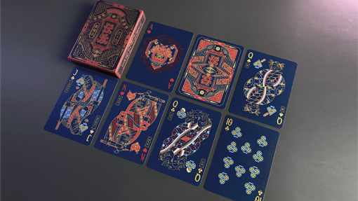 Densho (Blauw) Playing Cards