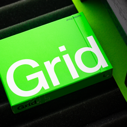 Grid Series Four- Typographic Playing Cards