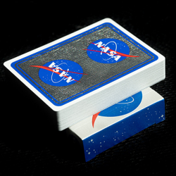 NASA Foil Meatball Logo Playing Cards