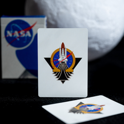 NASA Foil Meatball Logo Playing Cards