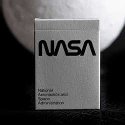 Silver Foil NASA Worm Playing Cards